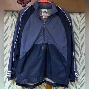 Purple/Blue Retro Adidas Windbreaker with interior Thermal Layer Size Men’s S